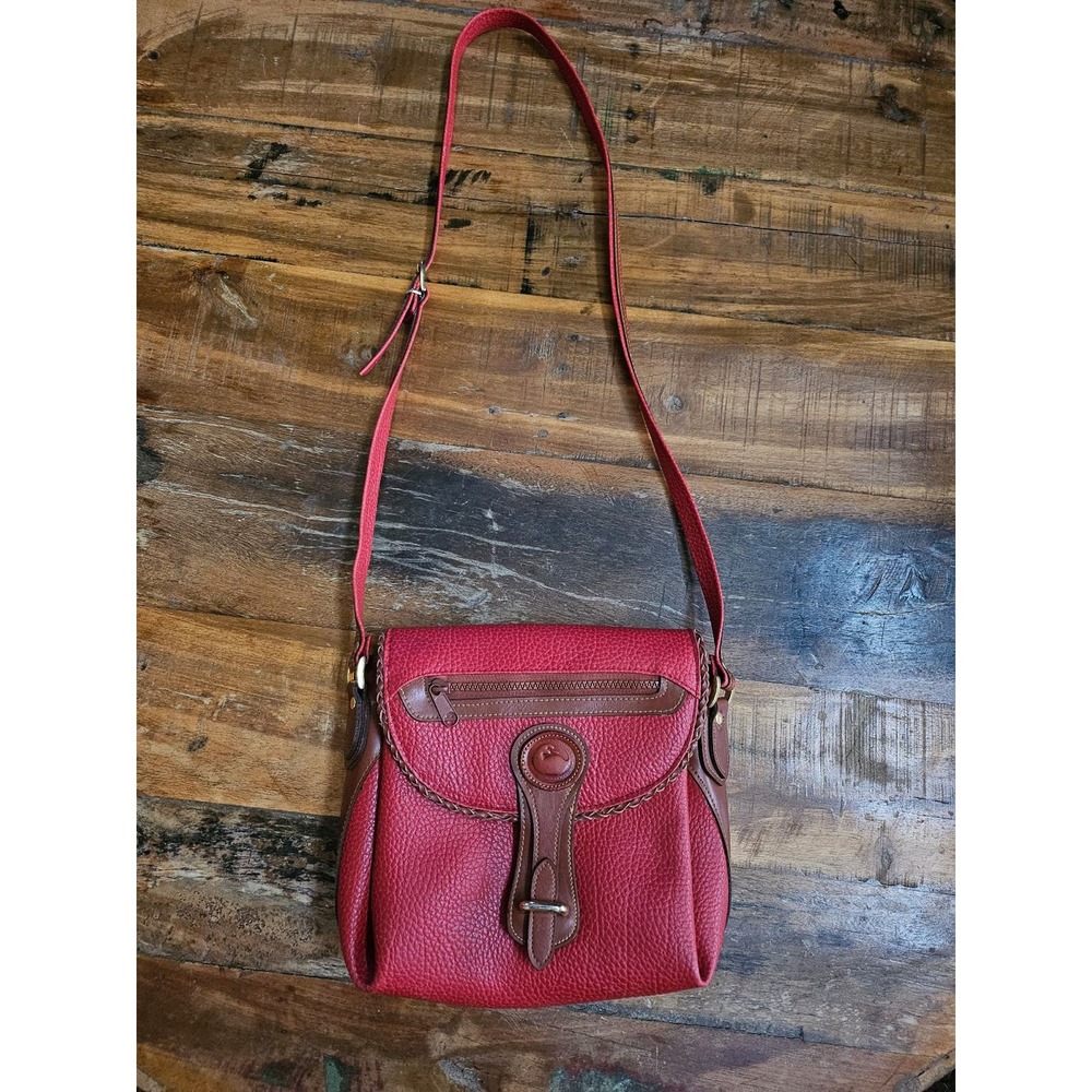Dooney & Bourke Red Leather Purse with Built in Wallet